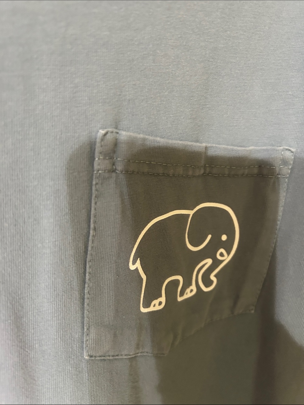 Ivory Ella Blue Paisley Tee - Picture 3 of 6
